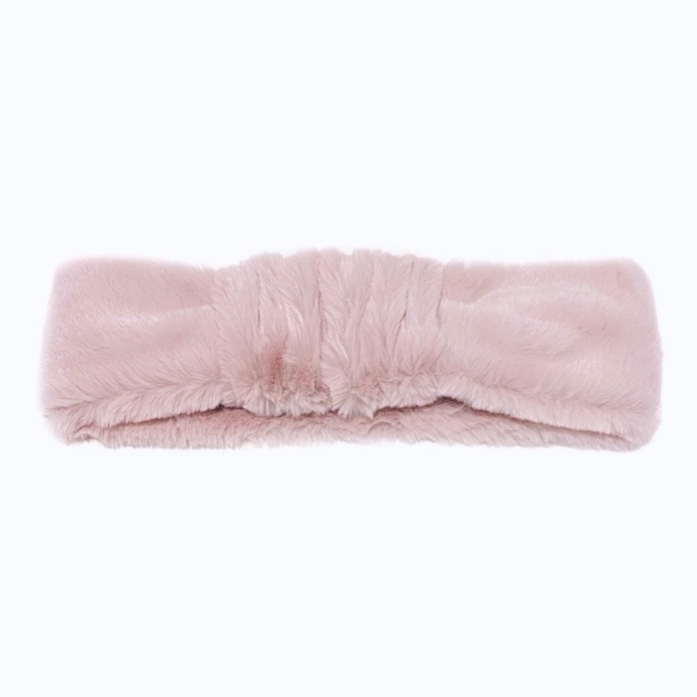 UGG Women’s Pink Faux Fur Headband NWT - Picture 2 of 6
